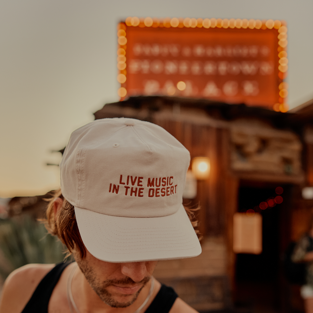Desert Music Five Panel Hat - Cream